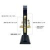 Premier Lock Brass Entry Mortise Right Hand Lock Set with 2.5 in. Backset and 2 SC1 Keys MR03